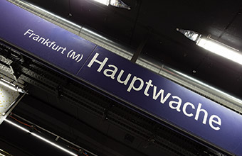 DEUTSCHE BAHN / S- BAHNHOF HAUPTWACHE