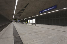 Estaciónes y aeropuertos - DEUTSCHE BAHN / S-BAHNHOF FRANKFURT GATEWAY – GARDENS